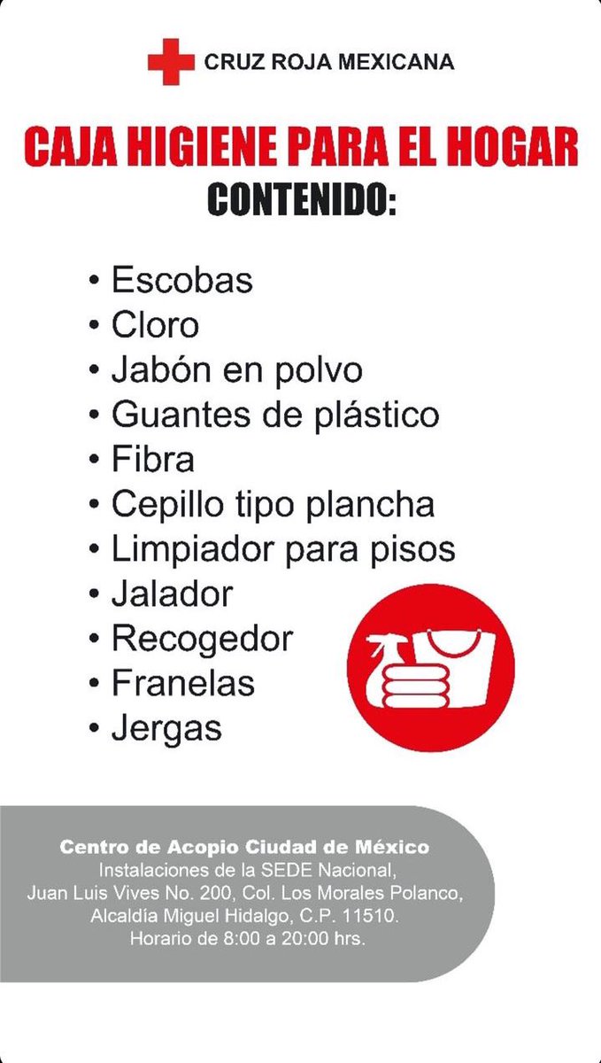 Bryan_SKabeche's tweet photo. Amigos es momento de ayudar a nuestros hermanos de Acapulco y a todas las comunidades afectadas por el Huracán Otis.

Si tienen la oportunidad de apoyar, acá les dejo información del Centro de Acopio de la Cruz Roja, un amigo estará ahí recibiendo sus donativos el día de hoy.

Link con la ubicación exacta: https://t.co/rW3KxVuQkF

Les dejo algunas indicaciones de cómo llevar los productos. Eso facilitaría mucho la clasificación y estaríamos atacando el problema de manera efectiva. 

¡Venga SKuad! ¡Momento de apoyar!

- RT para que más personas se enteren de cómo pueden ayudar.