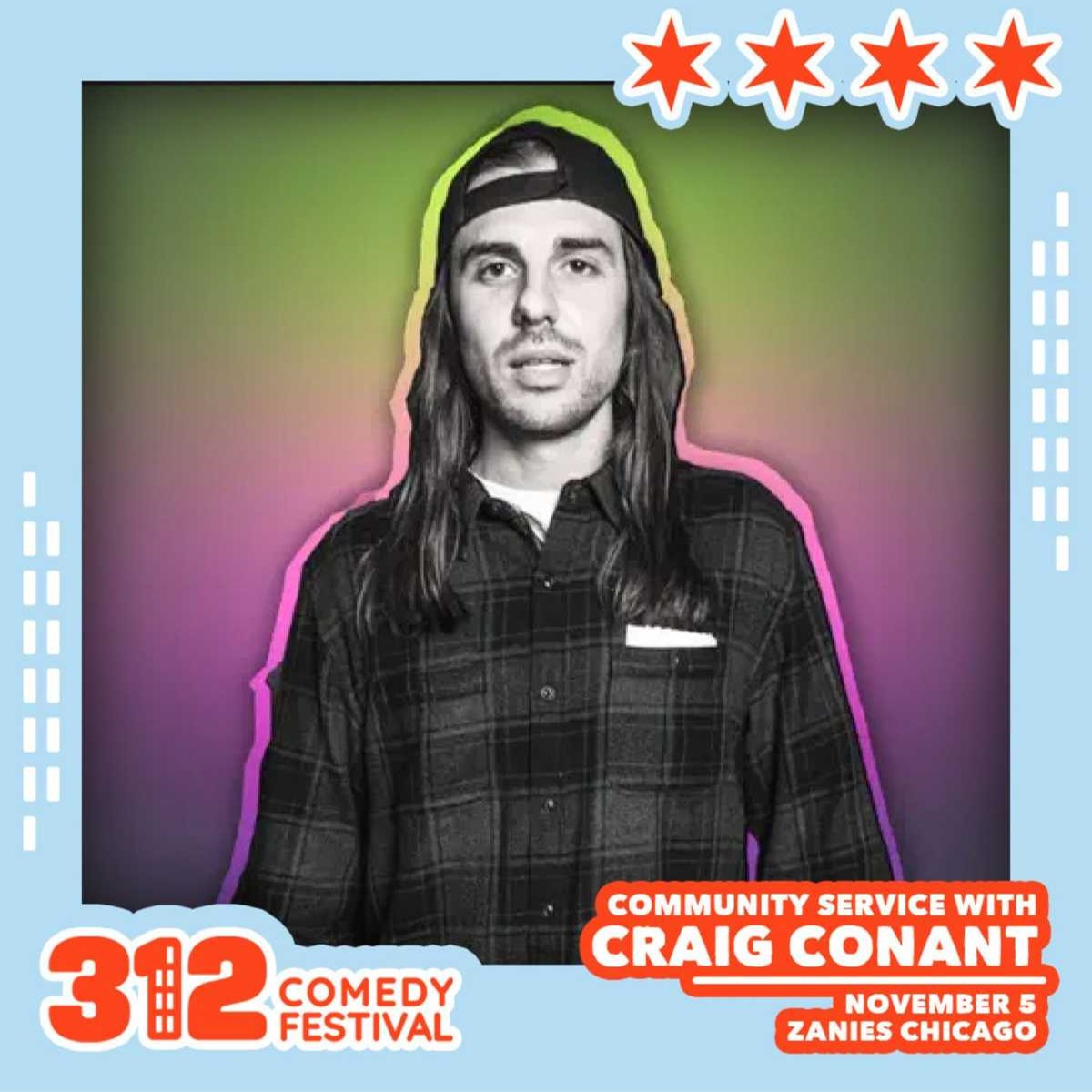 🔥 312 COMEDY FESTIVAL SHOW @craigpconant brings his hit podcast Community Service to Zanies Chicago on November 5 as part of the @312comedyfest! Tickets are still available, so grab tix and get in here for the fun--> bit.ly/Chicago_CSPodc…