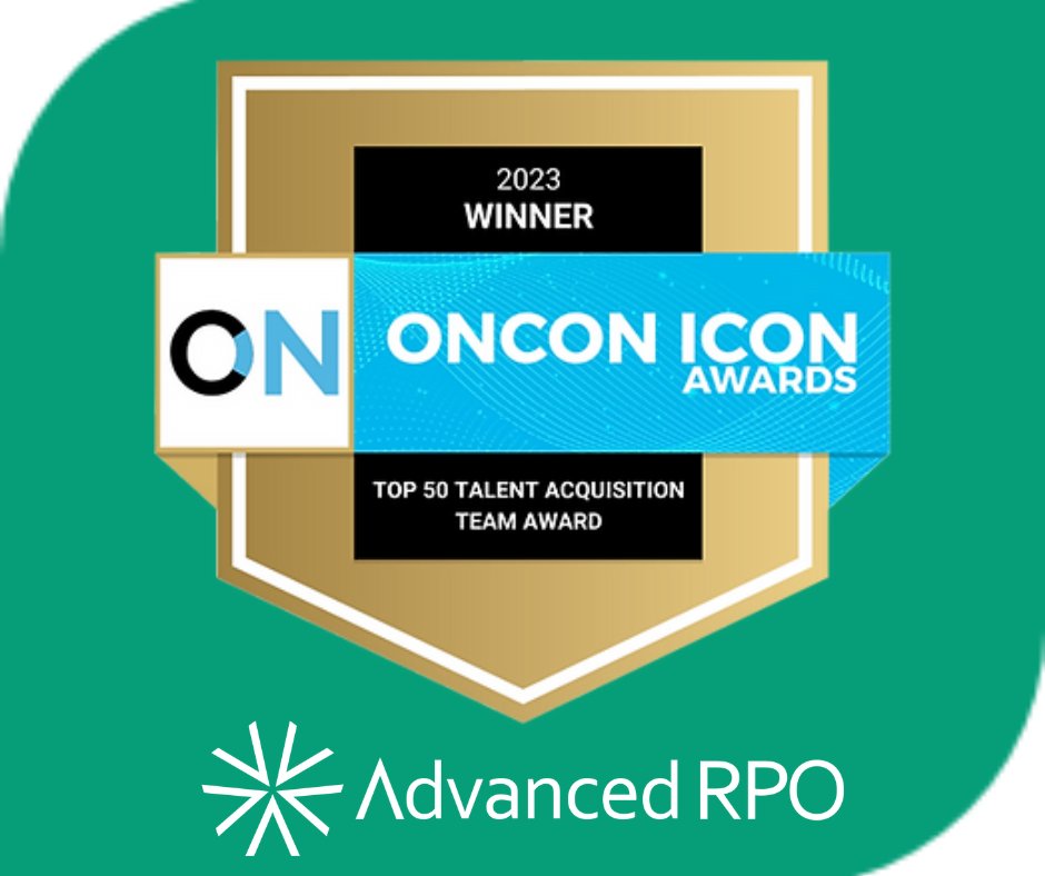 The OnCon Icon Awards recognize the top talent acquisition teams in the entire world. 

#AdvancedRPO #OnConAward