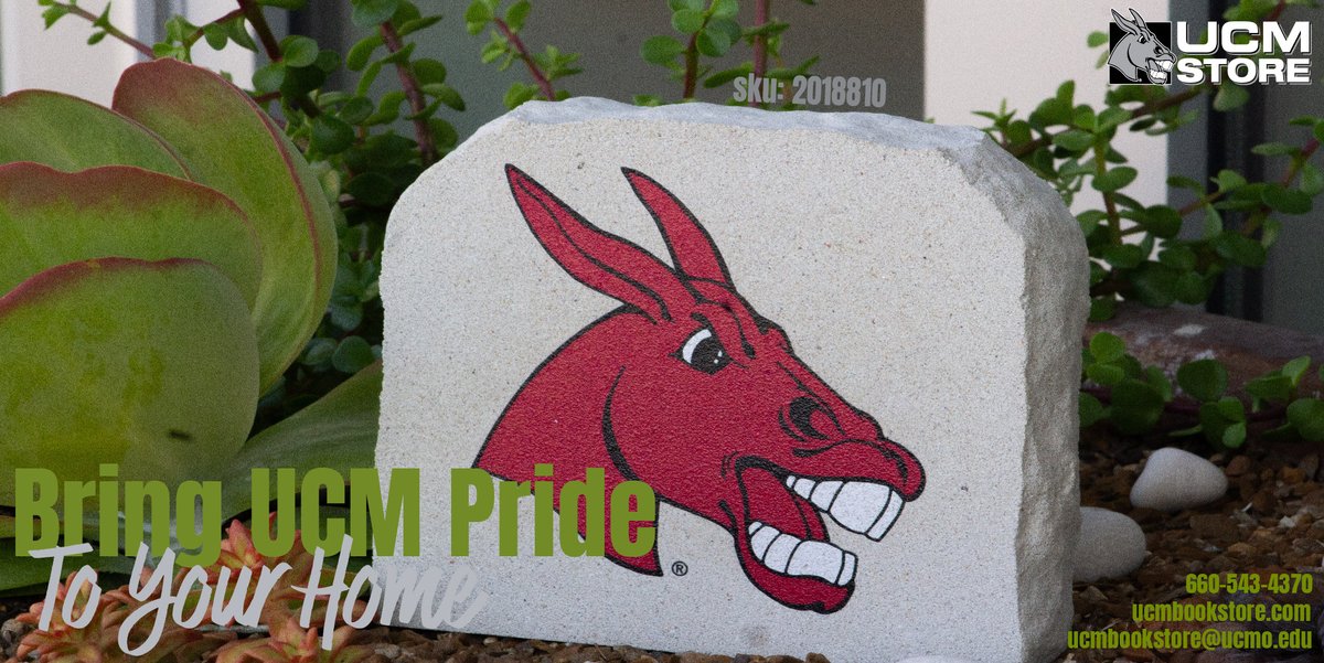 Easy for outside decor, our Stone Mule head - turns heads. Order yours online now or come by in-store!
#ShopUCMStore