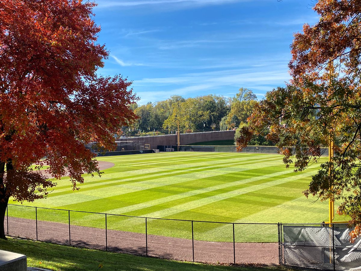 Leaves are changing color. Time to bust out the flannel <a href="/Towson_BASE/">Towson Baseball</a>