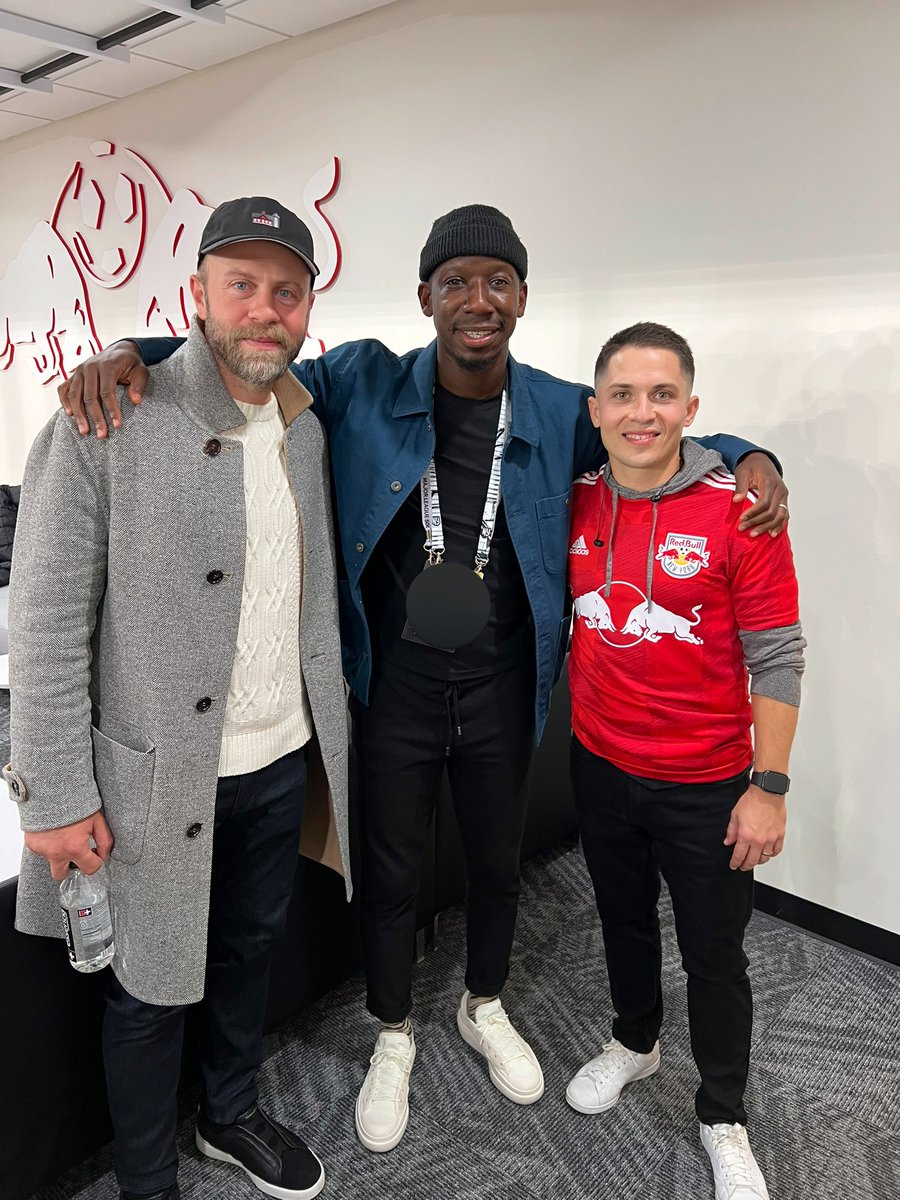 Great result last night from the boys, had us wishing we were back on the pitch at RBA ❤️ #RBNY