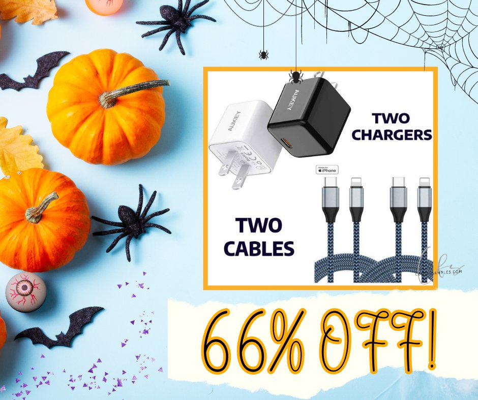 closetsamples's tweet image. 🔋Get this amazing deal on a set of TWO chargers and TWO iPhone cables for just $11.96 (regularly $35). Don't miss out on this fantastic offer to keep your devices powered up!

Get the Deal: 😱 closetsamples.com/deals/set-of-t…

#TechDeals #ChargingSolutions #Savings