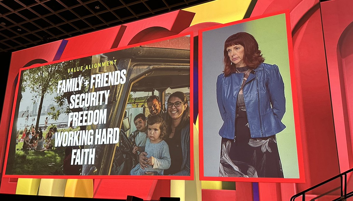 ‘When we create a divide between between and rural America we all lose’ <a href="/harleygirl122/">Heather Malenshek</a>. Inspiring #ANAMarketers team with a fresh lens of respect. <a href="/ANAmarketers/">The ANA</a>