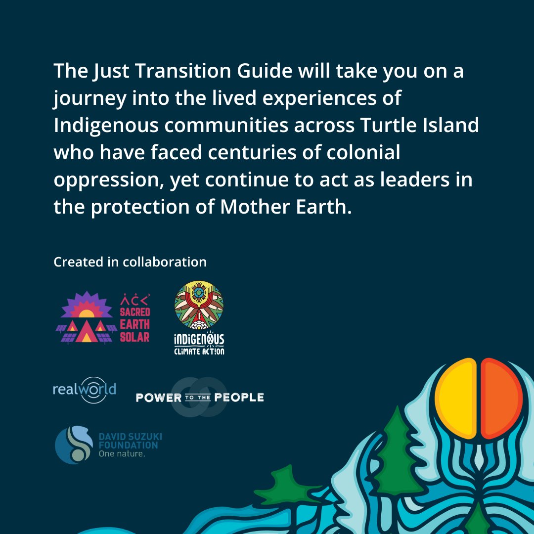 We’re launching an Indigenous-led Just Transition Guide to share the stories of Indigenous communities leading the way on renewable energy, eco-housing, and food security. Stay tuned for the November 6 release! #JustTransition #IndigenousClimateAction #ClimateSolutions