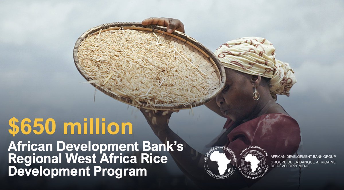 @akin_adesina @WorldFoodPrize @beth_dunford @mfregene77 @CGIAR @Taat_Africa @VictorOladokun @BanjiOyeyinka @richard_uku #DakarToDesMoines: We are rolling out the Regional West Africa Rice Development program, a $650m regional operation across 15 countries. It will help increase rice production in West Africa by 7 mt of milled rice per year by 2027 -- an increase of 40%. - @akin_adesina #FeedAfrica