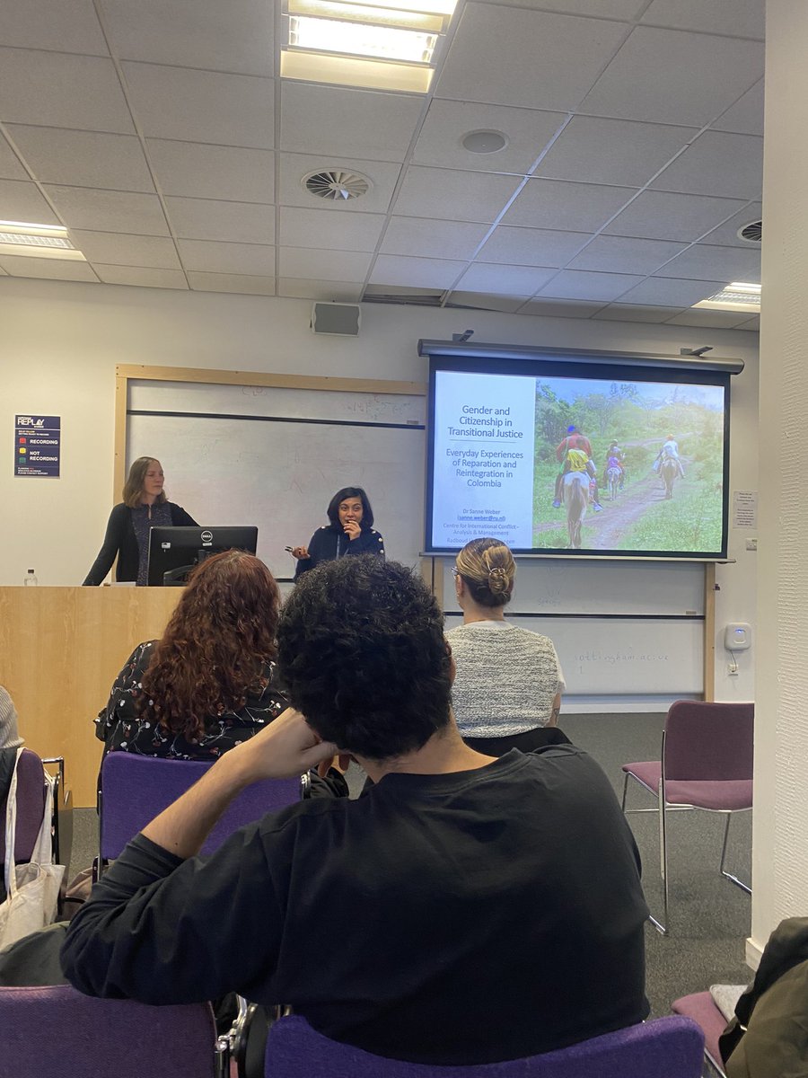 Alex Maxwell (@alexmaxwell8) on Twitter photo Great to hear about gender + reintegration in the Colombian context w/ @SanneCWeber <a href="/uoessps/">School of Social & Political Science Edinburgh</a> <a href="/EdinburghUni/">The University of Edinburgh</a> Great to hear about gender + reintegration in the Colombian context w/ @SanneCWeber <a href="/uoessps/">School of Social & Political Science Edinburgh</a> <a href="/EdinburghUni/">The University of Edinburgh</a>