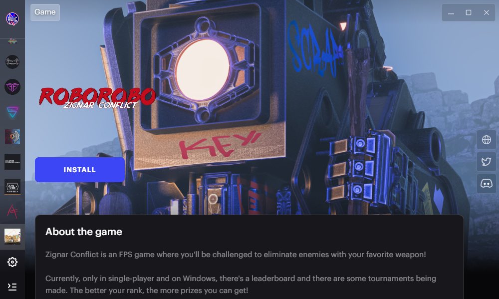 kwic://launcher

We are happy to announce the 10th project to join the KWIC Launcher gaming platform, <a href="/ROBOROBO_gg/">ROBOROBO 🤖</a> 

⬇️ KWIC Launcher link below ⬇️