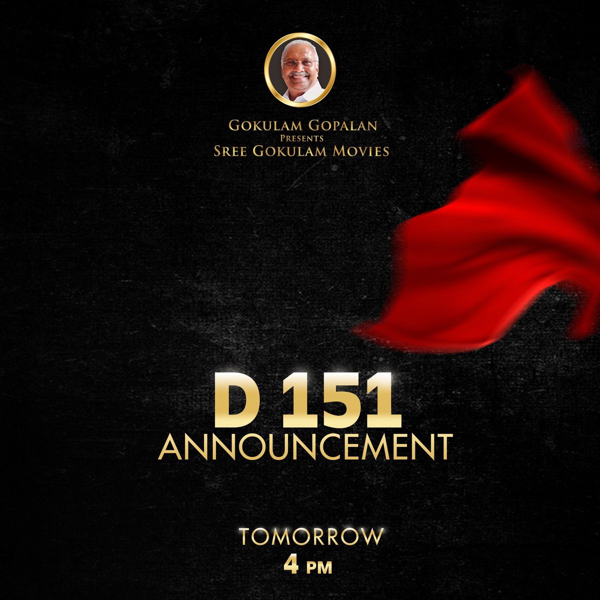 Mollywooduoffl's tweet photo. Lots of updates incoming for Dileep fans...!

#D151 announcement tomorrow at 6pm
Dhananjay Shankar -Gokulam Movies 

#Bandra release date announcement 
(AL - 27th Oct)

#Thankamani 2nd look poster at 12 am IST

#HBDDileep https://t.co/qaBfElkNli