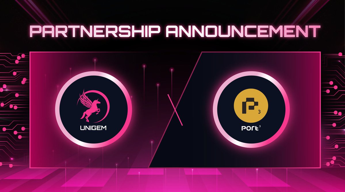 🤝 Partnership Announcement: <a href="/UniGemAI/">Unigem</a> x <a href="/Port3Network/">Port3 Network</a> 🤝

📢 Port3 &amp; product SoQuest are set to aggregate &amp; standardize both off/on-chain data to build a Social Data Layer that is universally accessible &amp; powerful for Web3 use cases🚀

🔗Upcoming campaign soquest.xyz/space/UniGemAI