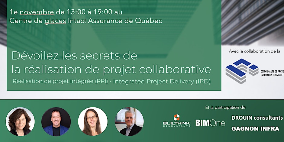 Ne manquez pas le Symposium DÉVOILEZ LES SECRETS DE LA RÉALISATION DE PROJET COLLABORATIVE à Québec le 1er novembre.

Pour plus d'information sur l'événement et pour vous inscrire:👉bit.ly/45StPax

#BIM #construction #innovation #technologies #collaboration