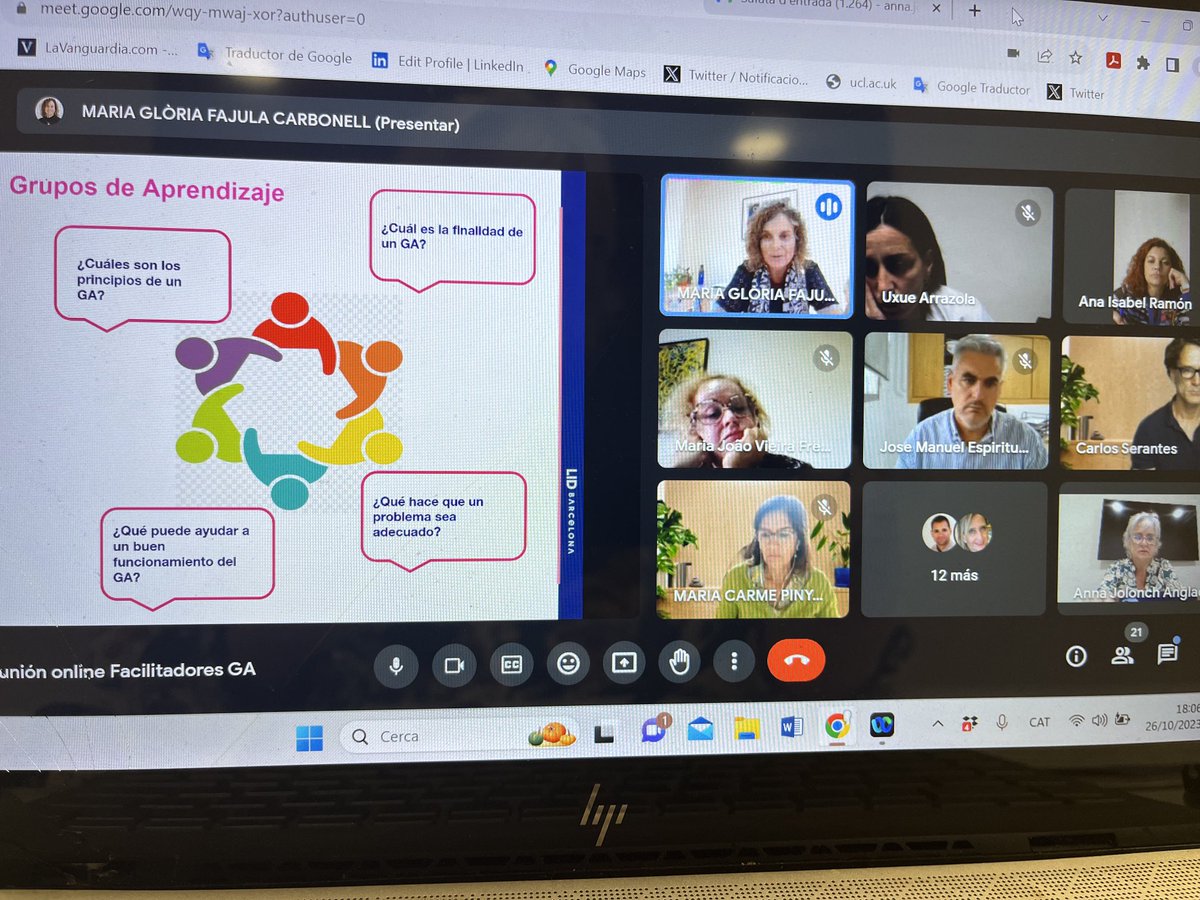 Anna Jolonch (@annajolonch) on Twitter photo Equipo de 20 facilitadores reunidos para el #liderazgoparaelaprendizaje con <a href="/FajulaG/">Gloria Fajula</a> Equipo de 20 facilitadores reunidos para el #liderazgoparaelaprendizaje con <a href="/FajulaG/">Gloria Fajula</a>