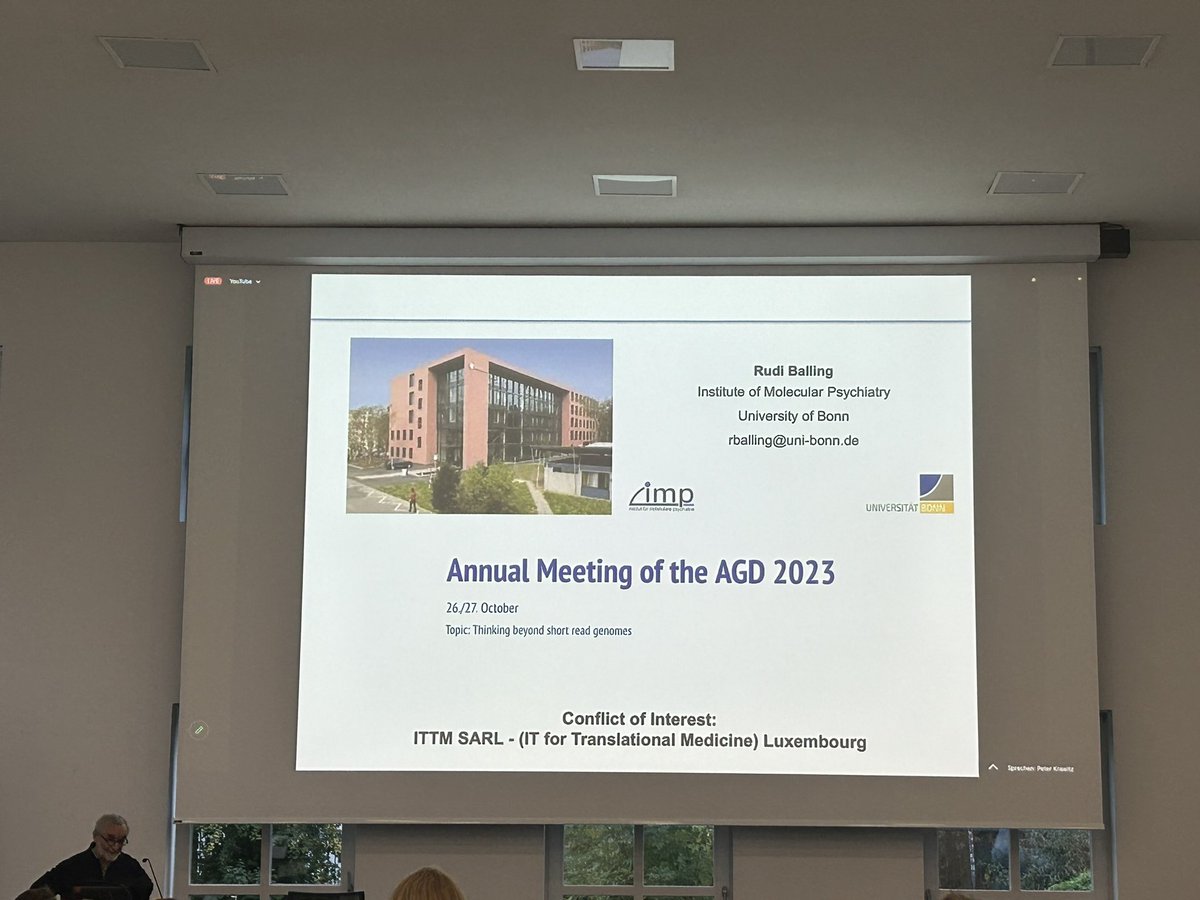 AGD e.V. (@agd_ev) on Twitter photo Highlight of the day: <a href="/RudiBalling/">Rudi Balling</a> giving a talk about 'is there clinical utility in self-monitoring with omics?' #AGD2023 Highlight of the day: <a href="/RudiBalling/">Rudi Balling</a> giving a talk about 'is there clinical utility in self-monitoring with omics?' #AGD2023