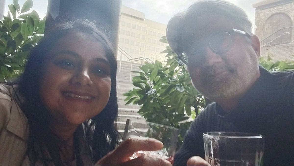 Great to catch up with @BindyaCampaigns #KingsCross Perfect 🍻👌