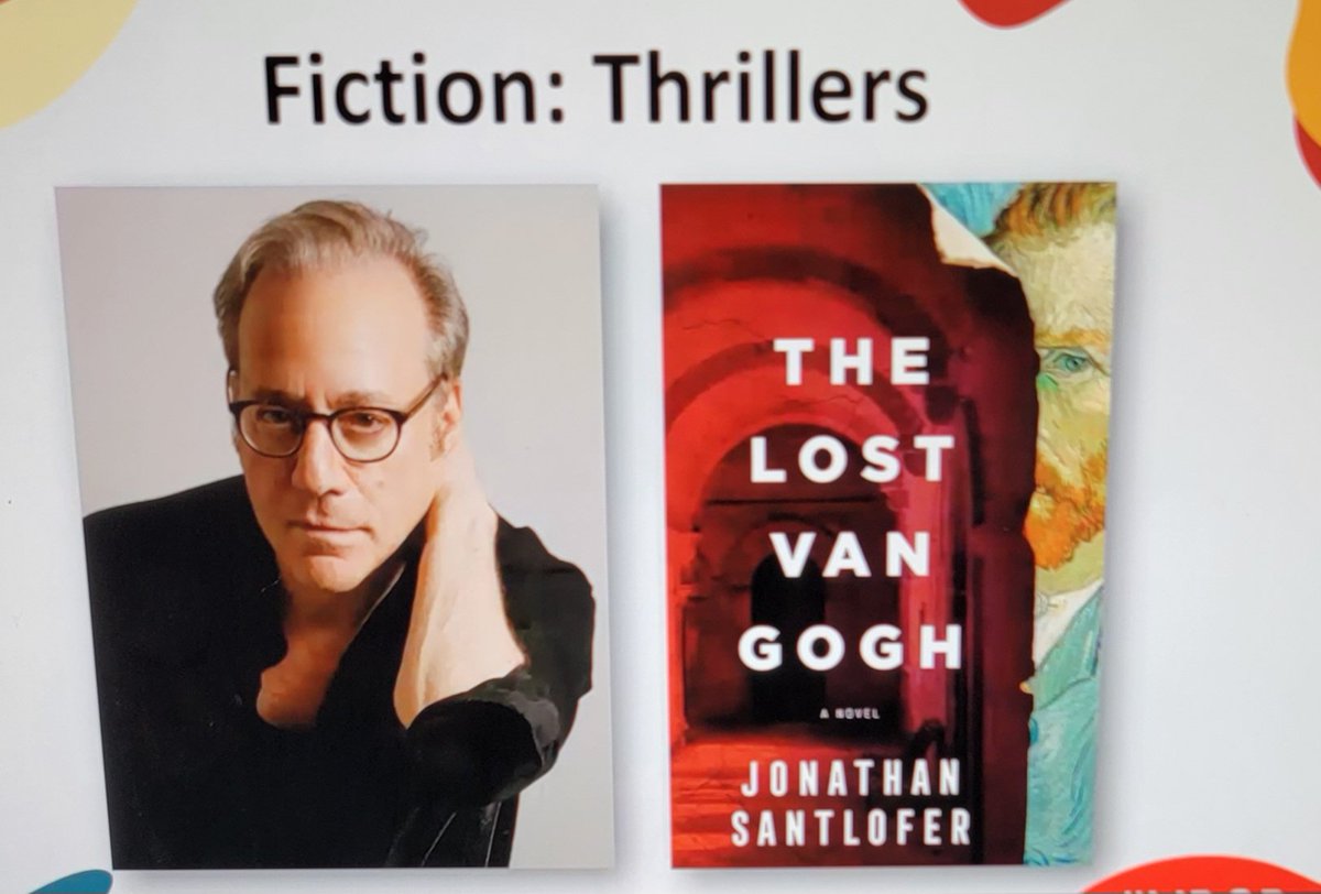 polly17's tweet photo. More amazing authors on the #LJDOD Fiction - Thrillers panel. @ArmandoCorrea @AtriaBooks @jsantlofer @SBKSLibrary two more books for my TBR list. Great moderating as well #LynnannePearson @skokielibrary https://t.co/CCKnmIuOrN