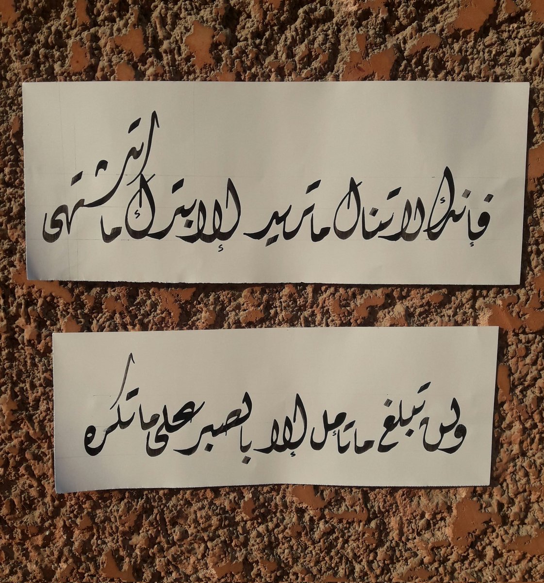 كتب سلمان الفارسي إلى أبي الدرداء:
"أما بعد، فإنك لا تنال ما تريد إلّا بترك ما تشتهي، ولن تبلغ ما تأمُل، الا بالصبر على ما تكره، فليكن قولك ذكرًا، وصمتك فكرًا، ونظرك عبرة، واعلم أن أعجزَ الناس من أتبع نفسَه هواها وتمنى على اللّٰه، وأن أكْيَسهم من أتعب نفسه وعمل لما بَعد الموت"