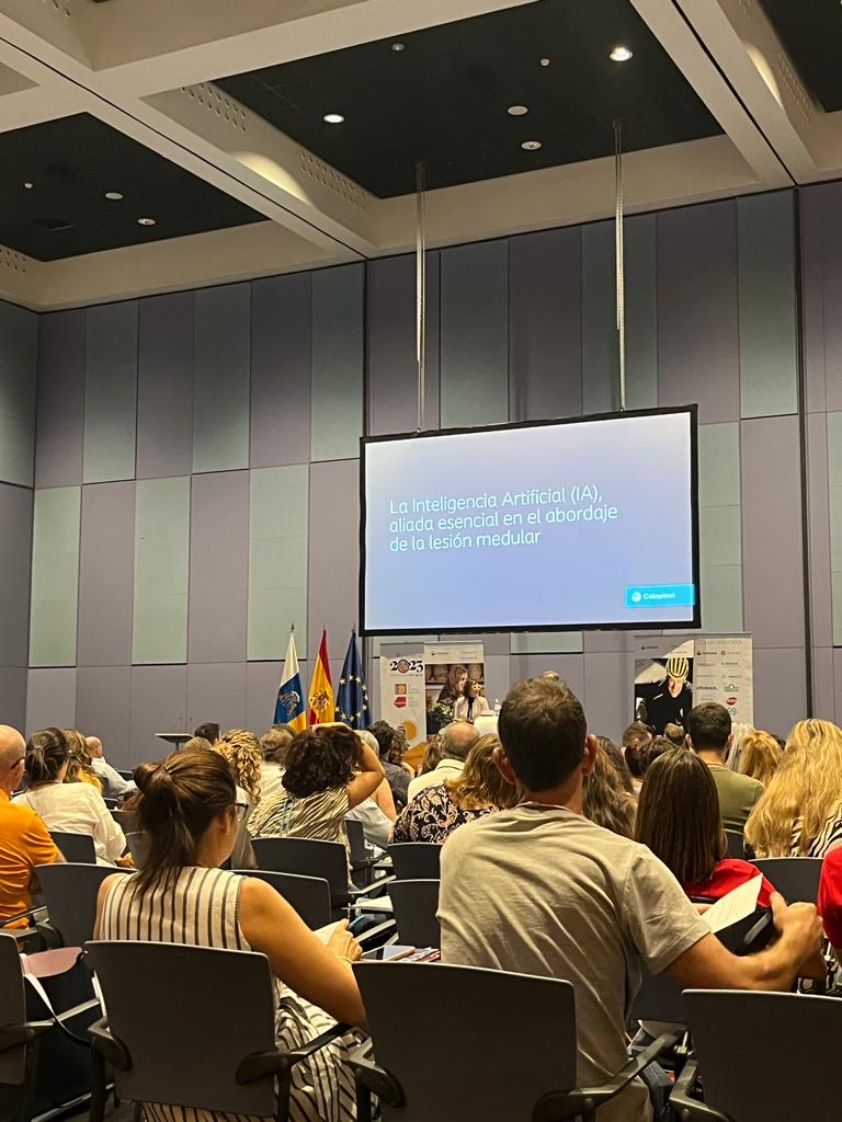 ColoplastCC's tweet photo. Esta mañana  hemos participado en el simposio “La Inteligencia Artificial, aliada esencial en el abordaje de la lesión medular” junto con el Dr. Jaime Barrio Seoane. Médico internista.
Cuéntanos en comentarios que te ha parecido el simposio #paraplejia2023 #coloplast #SEP #ASELME https://t.co/kuYnn2UkNl