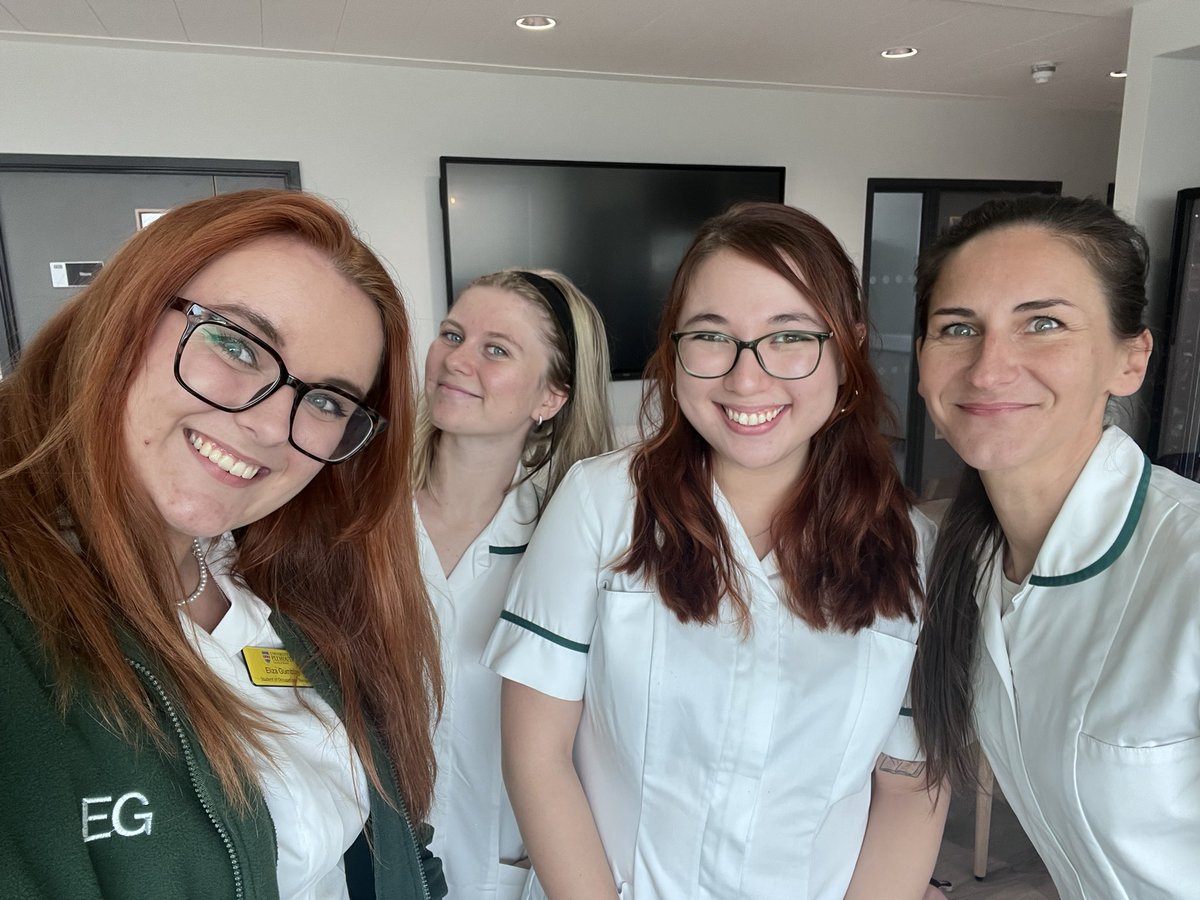 Eliza Gumbley (@elizadoesot) on Twitter photo One of the benefits of <a href="/PlymUni/">University of Plymouth</a> new Intercity Place is practicing skills like initial assessments, exploring hospital equipment and reflecting on our placement experiences in the hospital lab 🥼🥰
Cheers to <a href="/fionajfraser/">Fiona Fraser</a> <a href="/EmilyThubronOT/">Emily Thubron</a> for the interactive sessions💚 #OTstudent One of the benefits of <a href="/PlymUni/">University of Plymouth</a> new Intercity Place is practicing skills like initial assessments, exploring hospital equipment and reflecting on our placement experiences in the hospital lab 🥼🥰
Cheers to <a href="/fionajfraser/">Fiona Fraser</a> <a href="/EmilyThubronOT/">Emily Thubron</a> for the interactive sessions💚 #OTstudent