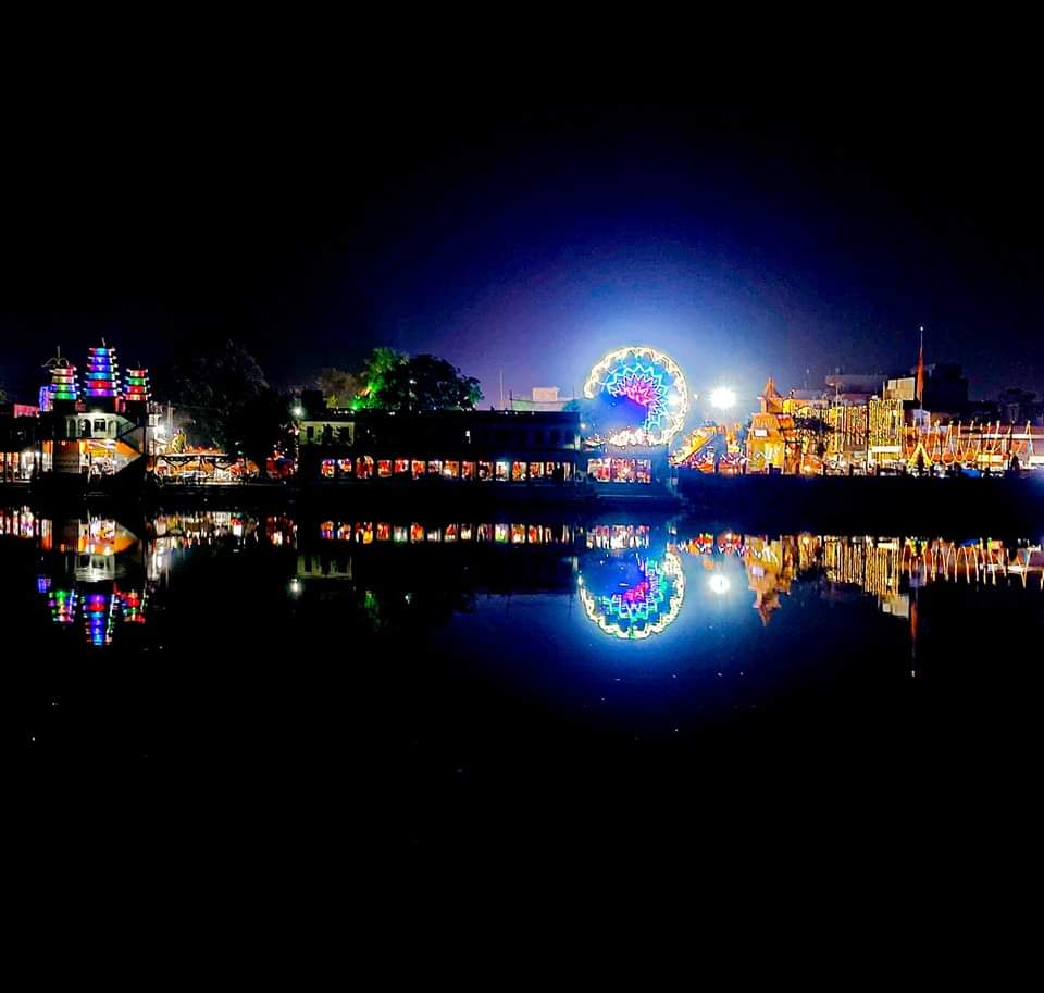 RONBupdates's tweet photo. Beautiful Night view of Janakpurdham area. ❤️🙏 

Pic. Raj Shah https://t.co/7NhefETwlN