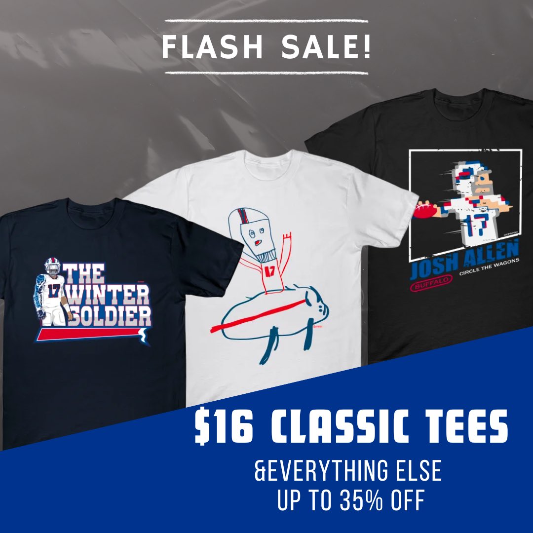 CTWpod's tweet image. 🚨Bills TNF Shirt Contest!🚨
To celebrate TNF (and hopefully a win) we are giving #BillsMafia   ANY shirt from our TeePublic store

To enter:
1. RT &amp;amp; Like this Tweet
2. Follow us
3. Reply “Go Bills!”

1 Winner drawn 10/31! 
($16 Shirts/35% OFF NOW - Link Below)👇