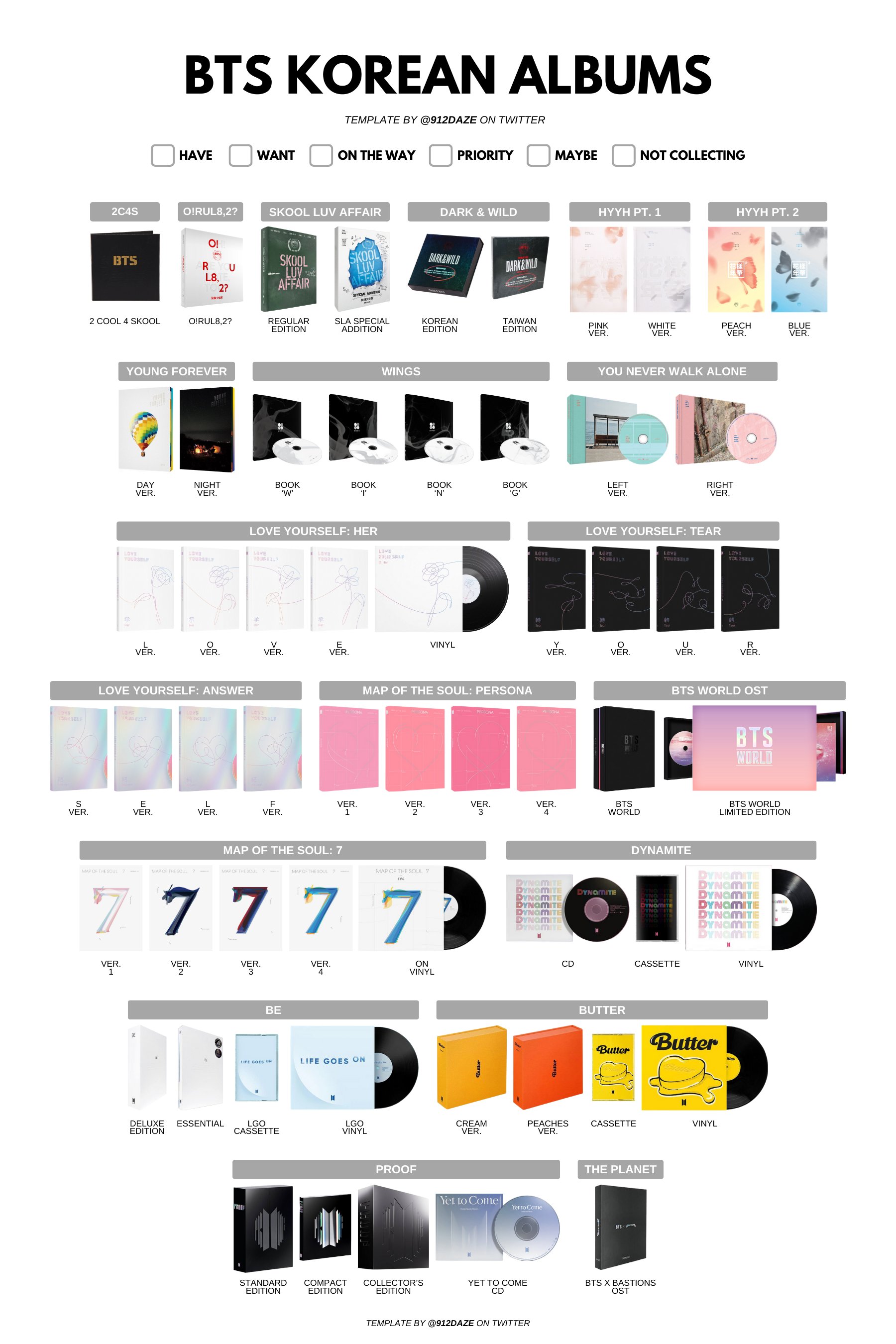 BTS CD アルバム まとめて 特集】BTS 韓国アルバム 全作品 まとめ|K-POP・アジア