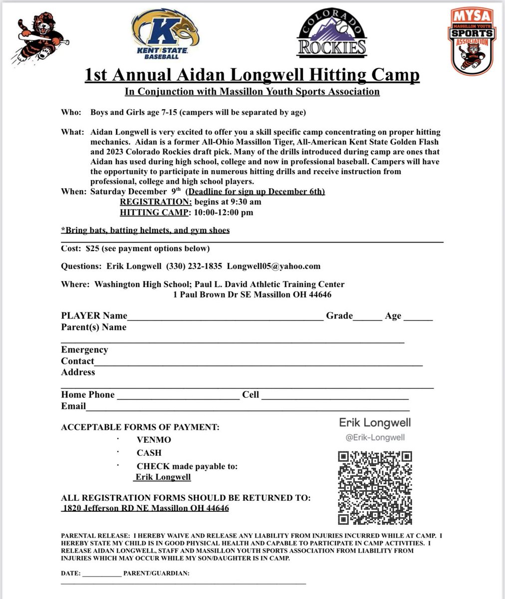 im_a_coach's tweet photo. Sign ups are now open @aidan_beau_5 @MTigerBaseball @MassillonSchool Can’t wait to see ya all there ⚾️💪🏼🐅⚡️@SimonSaysStore https://t.co/gtxXviQ0wp