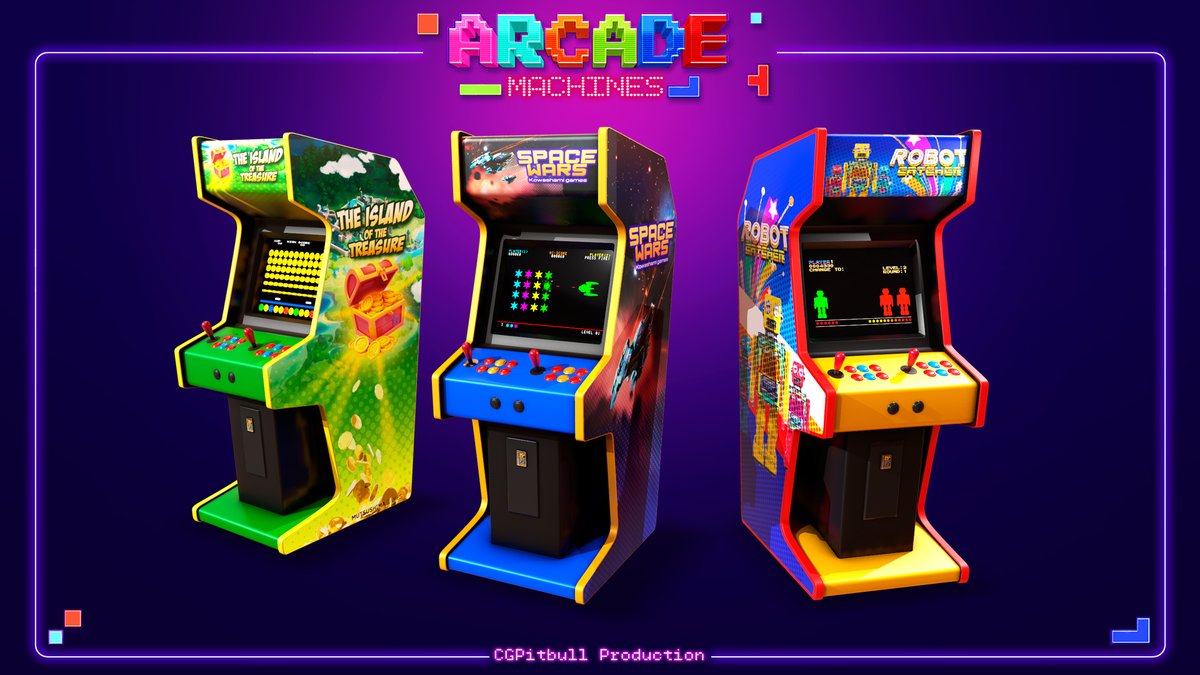 Stef_Chasseloup's tweet image. #UnityAssetStore #gamedev #indiedev #Unity3D
@DevPromoter @Dilmerv #GameAssets

Time to play, on AssetStore: CGPitbull (ARCADE Machines X3): assetstore.unity.com/packages/3d/pr…