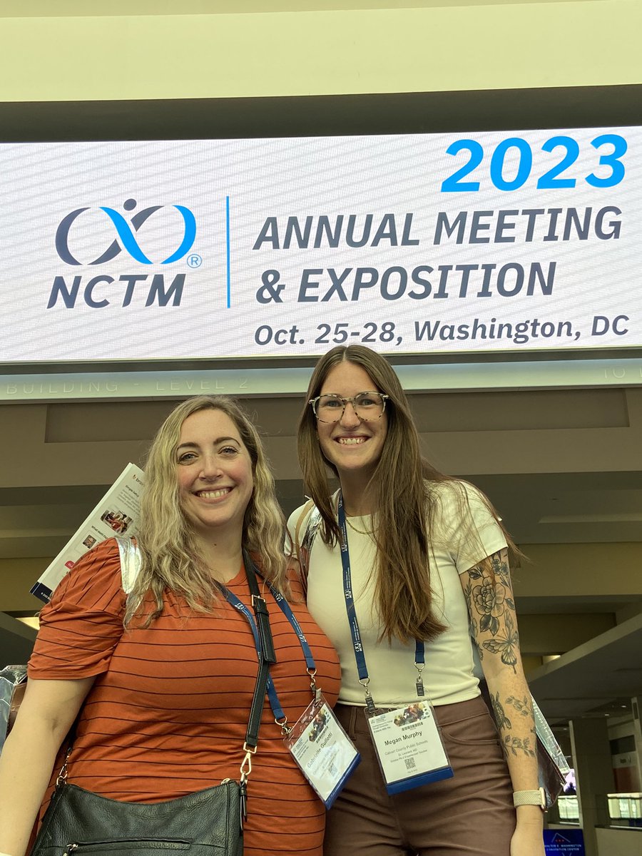 HelloMrsCaine's tweet photo. NCTM Math Conference in DC. The networking in the halls is as good as the sessions! Love talking the same Math love language with my colleagues! https://t.co/27x8SbmoUc