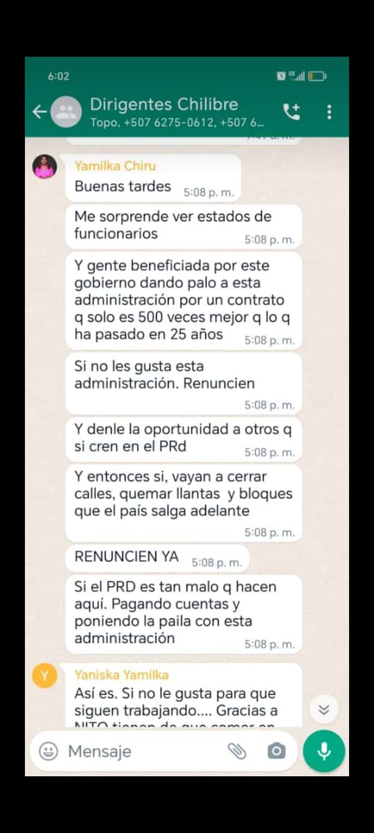 neftalizamorai's tweet photo. Así habla Yamilka Chiru. Actual candidata a Diputada en Panamá Norte. Ella dice #SomosDiferentes pero son la misma porquería 💩 https://t.co/Xm3QNZByeG