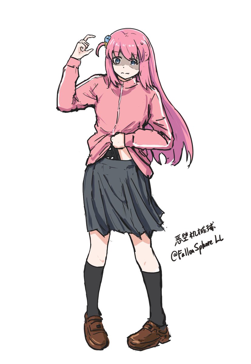 後藤ひとり 「Crip walking Bocchi 」|恶堕机械球FallenSphereのイラスト