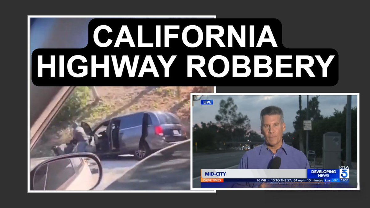California Highway Robbery On Interstate 10 youtu.be/TVsEbVX38-U