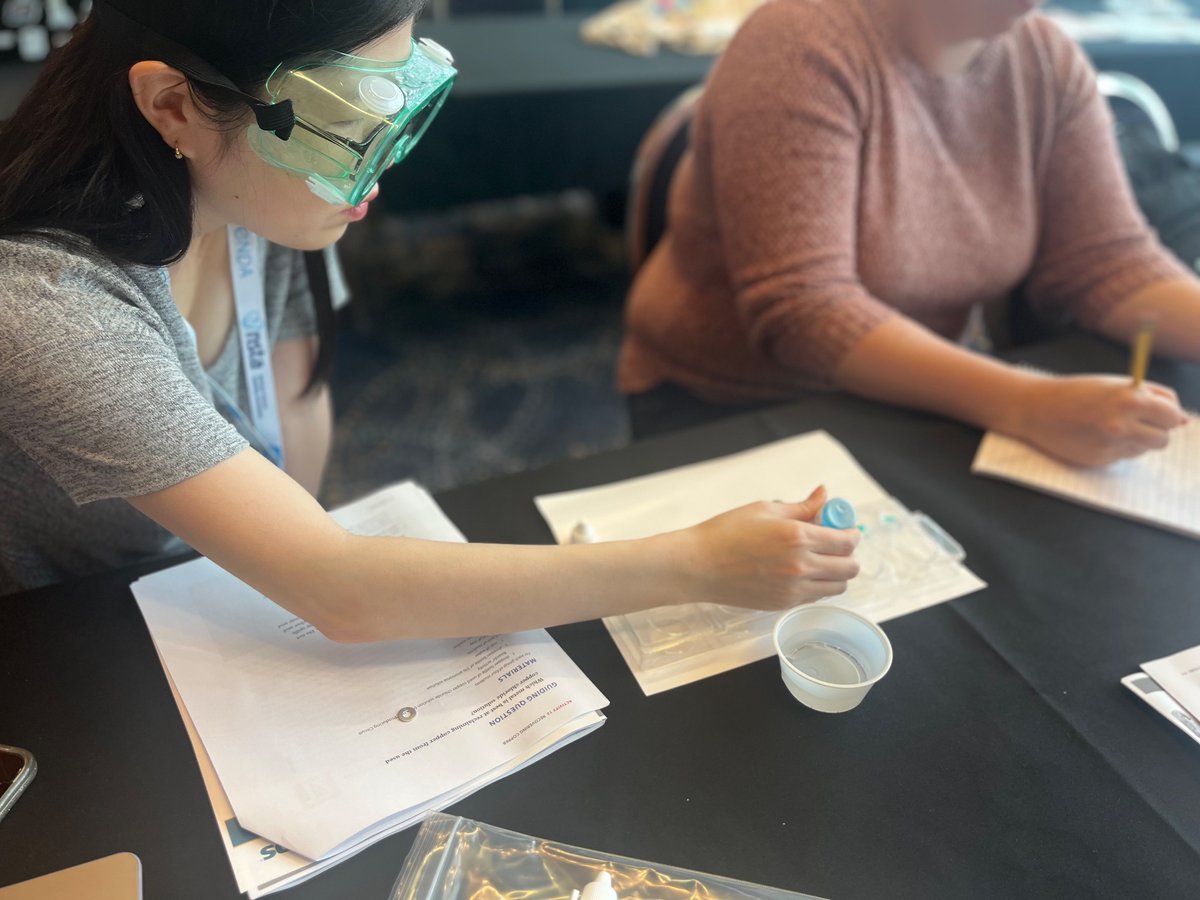 BLK8109's tweet photo. Come visit us in room 2501 at #NSTA23! Experience science and take home a lab activity you can use in your class. @Lab-Aids https://t.co/pLihofYrDJ