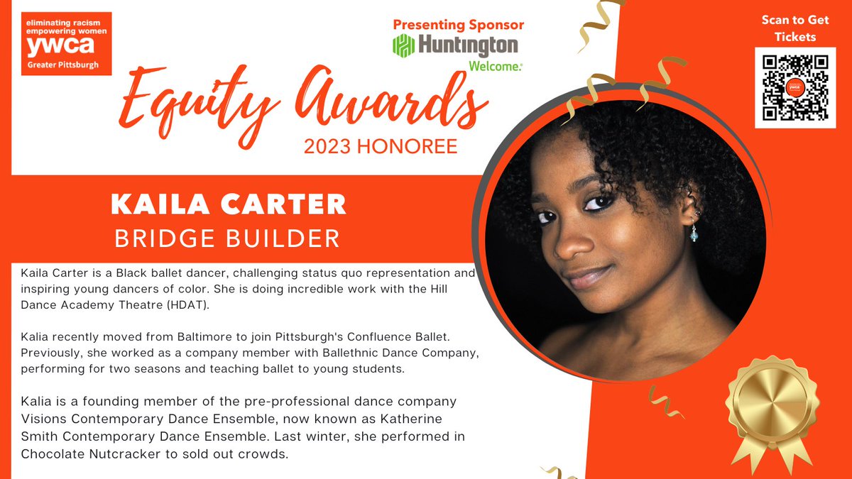 Celebrate Kaila Carter, the #2023EquityAwards 'Emerging Leader' Honoree, on Friday, Nov. 3rd, from 12 - 1:30 (Network 11:30-12) at the @OmniWilliamPennHotel for the 2023 Equity Awards Luncheon. - Tickets are going fast, so secure yours today at ow.ly/HJcj50PZQNc.