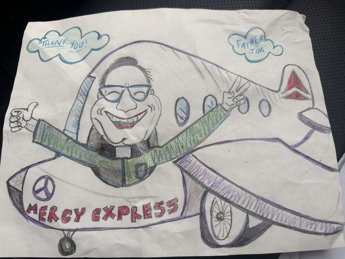 JimSichko's tweet photo. THIS IS WHAT IT’s ABOUT! Thank you Chris and Chef Ouita Michel! #missionaryofmercy #justmarvelous @Delta @Pontifex https://t.co/PRJjoueJoF