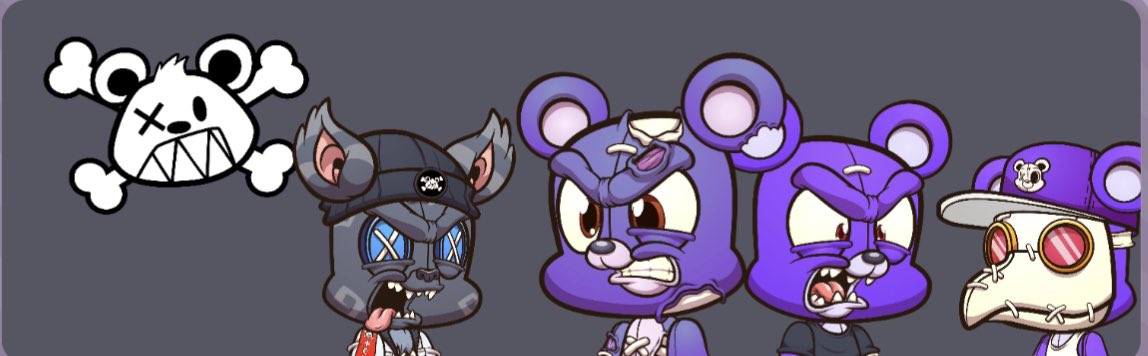 DroBTC's tweet photo. New Banner updated now. I really like my #KillaSquad Now I want either a Pink or Purple fur
#WeLikeTheBears 🖤💜🔪🧸 https://t.co/tBIYFdYgwF