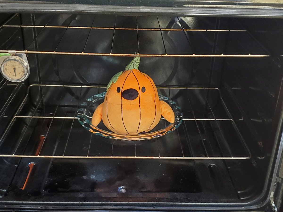 NyxCarster's tweet photo. Hey @PointCrow I appreciate the Pumpkin Doodle! I'm going to try the broil setting on my oven, I'll let you know how it goes! https://t.co/HjlgdPNyID
