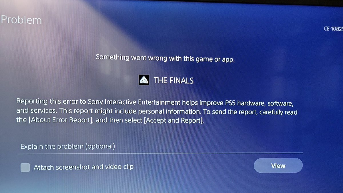 The finals won't run on my brand new PS5, what's going on? @reachthefinals @AskPlayStation