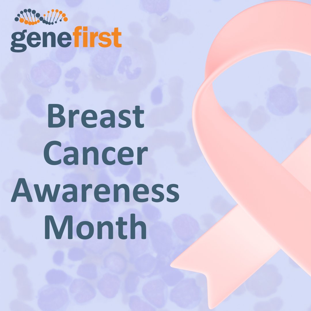 October is Breast Cancer Awareness Month. GeneFirst are committed to providing innovative solutions for the early detection &amp; personalised treatment of cancer. Join us to spread awareness &amp; support those affected. 

#breastcancer #genefirst #screening #cancerprevention #cancer