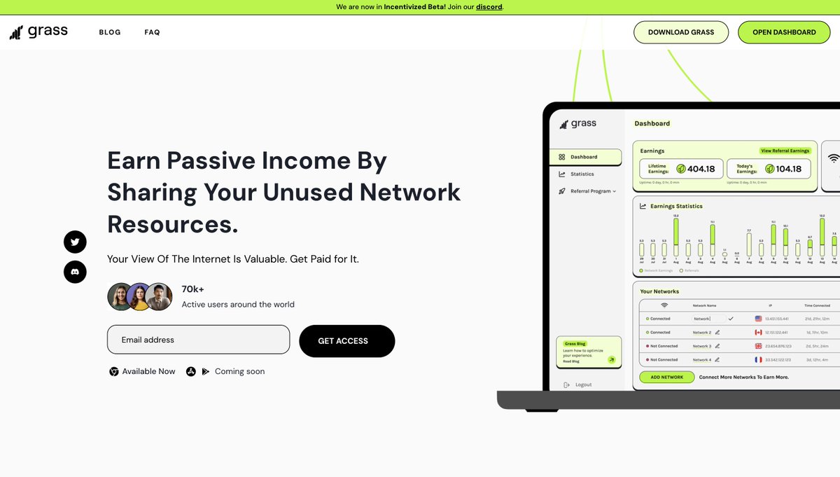 Grass Airdrop Phase 2 Now Available: Unlocking Passive Income through Bandwidth Sharing on Solana