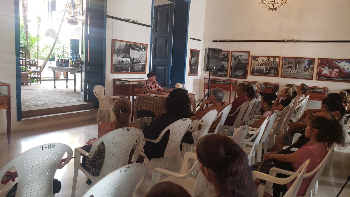 NilcerBatista's tweet image. Continúan las sesiones teóricas del Congreso de Pensamiento en la #FCI2023 en #Holguín #Cuba donde se exponen valiosas experiencia s y obras que delatan logros de investigadores cubanos formados por la obra de la #CulturaCubana #SomosCulturaHolguín