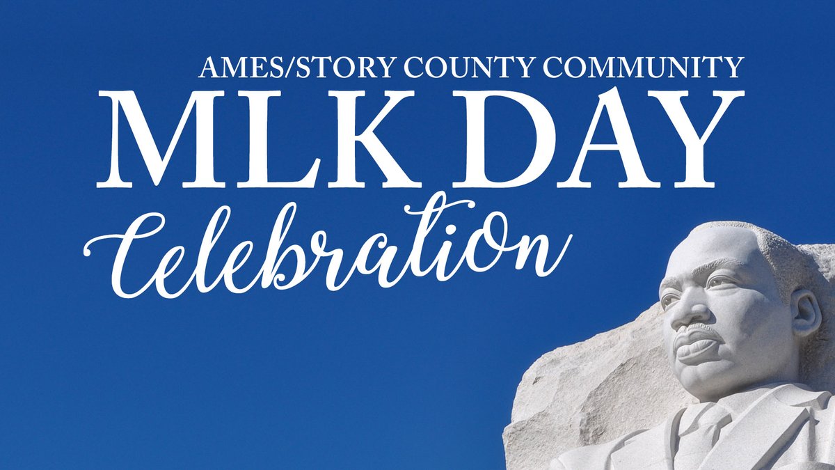 Ames/Story County MLK Day Celebration Committee is hosting its 4th annual essay contest to commemorate the life of Martin Luther King Jr. All Ames/Story County high school students (9-12) are invited to participate. Deadline is Sunday, Dec 3. Details: cityofames.org/government/dep…