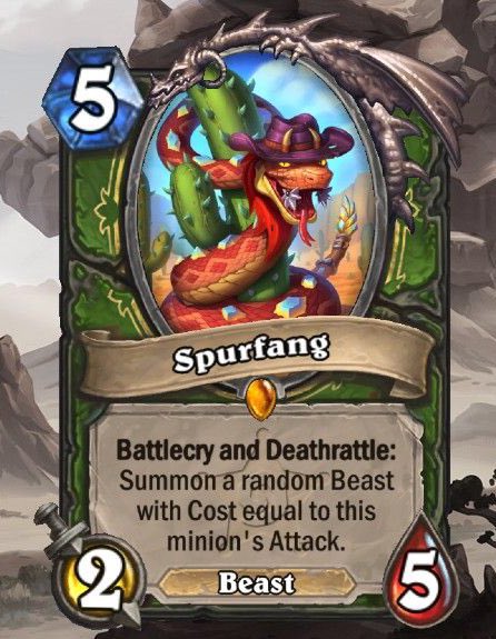 Our Hearthstone Showdown in the Badlands card reveal is snakes all the way  down