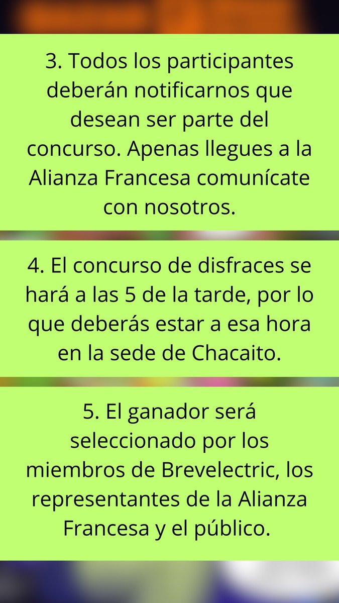 ⚠️¡Importante!⚠️
.
⚡️¿TIENES TU DISFRAZ LISTO PARA ESTE SÁBADO?⚡️
¡Aquí te dejamos los cinco requisitos para participar en el concurso de disfraces del Bazar Brevelectric este sábado 28! ⚡️