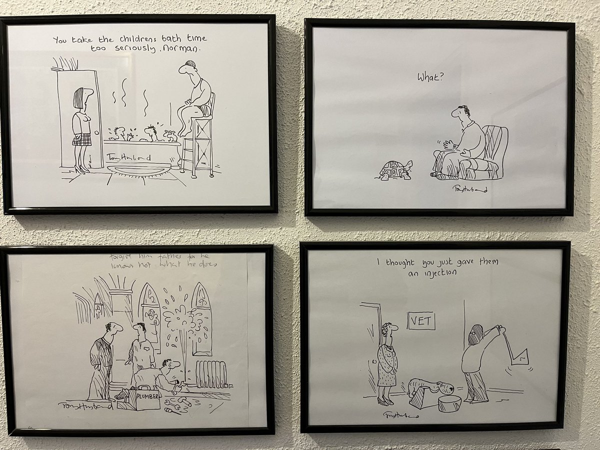 RobinJames58's tweet photo. I was devastated to learn of the passing of the great #tonyhusband. My thoughts and condolences are with @PaulHusband_ and the family.  I’m the proud owner of a few original TB cartoons: all but one bought directly from him. Lovely tribute to him on #PrivateEyeNews Page94 podcast https://t.co/9VQWxhXHKa