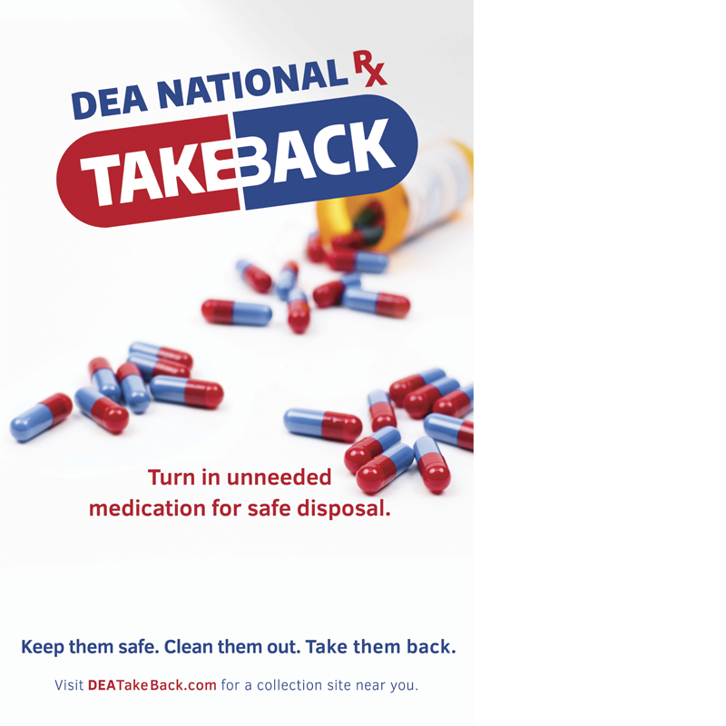Saturday is National Prescription Drug Take Back Day. You can make an important difference by rounding up your unused, unwanted medications for proper disposal. Read more: Where to take them, 10 a.m. to 2 p.m. Saturday: facebook.com/VolusiaSheriff… Thanks!