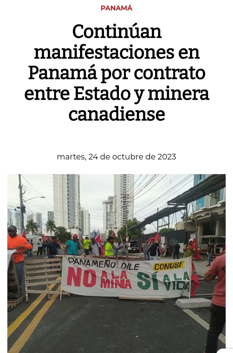 danny_infante's tweet photo. #panama #PanamaValeMasSinMineria #PanamaSinMineria #PanamaNoseVende #PanamaProtesta https://t.co/Z5X7Fcjftt