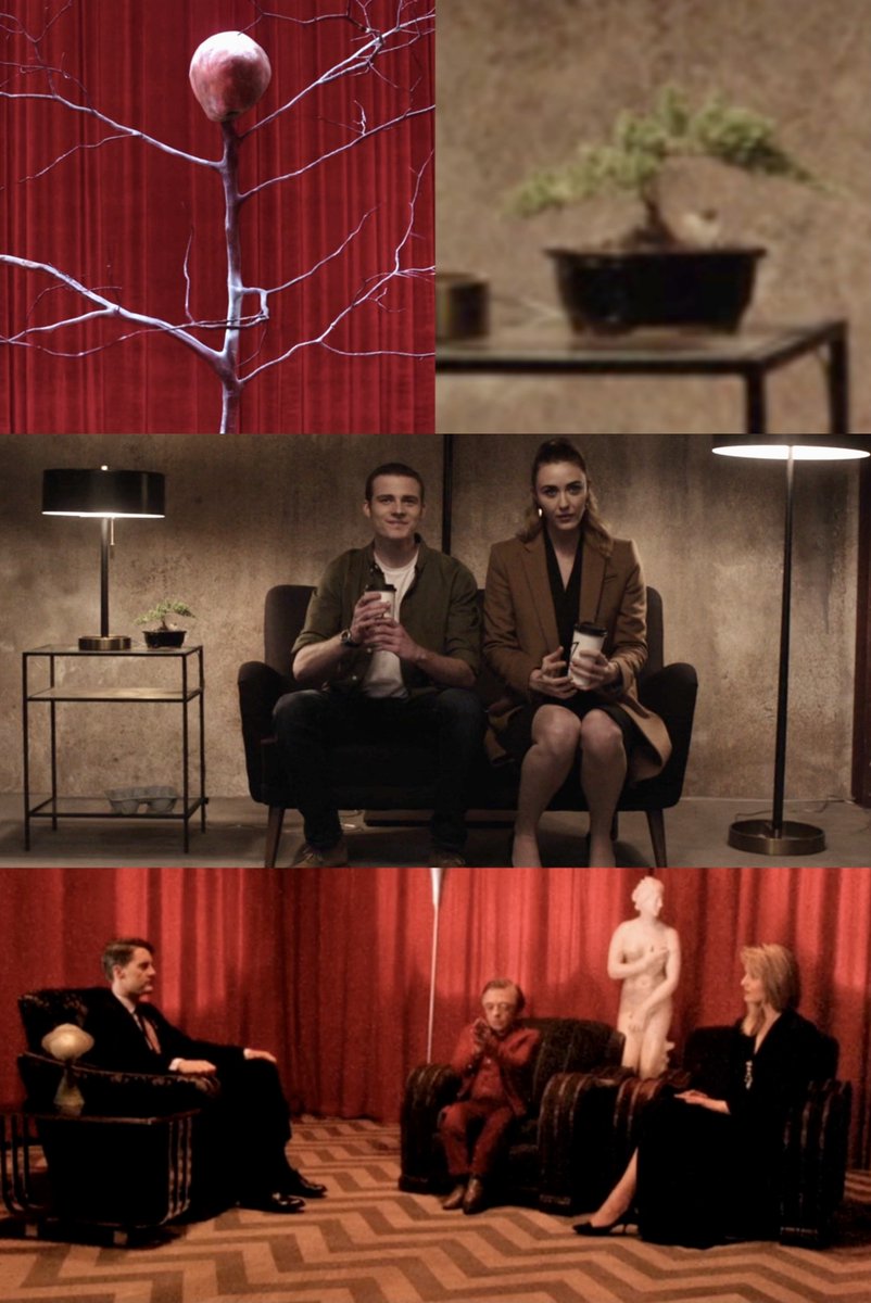 The side table in the Glass Box Room ["GBR"] has a small bonsai tree which, while (as fans have note...