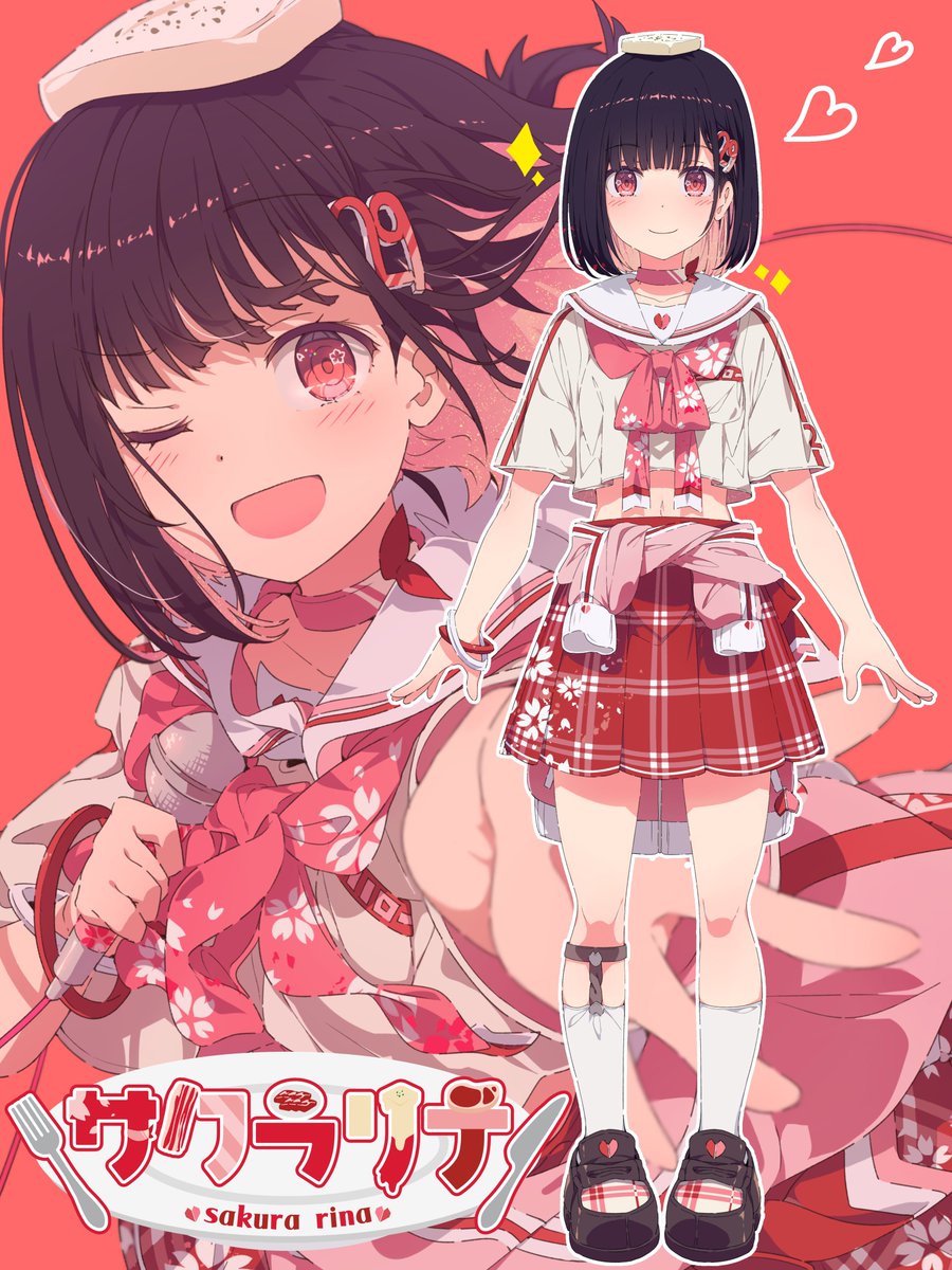 v_sakurarina's tweet photo. < #ぶいごまVTuberフレンズ>

はじめまして‼️
おにくの擬人化VTuberのサクラリナですっ🥩🍚
🧈頭の上のバターがチャームポイントデスっ🧈

🫶歌うことと食べることが大好き🫶
歌枠、食レポ雑談を中心に活動してます✨

<叶える夢>
・3D化＆大きい箱でのライブ‼️

<密かな野望>
・食レポ案件生活w

お友達になれますよーにっ！！！！

#サクラリナ #VTuber