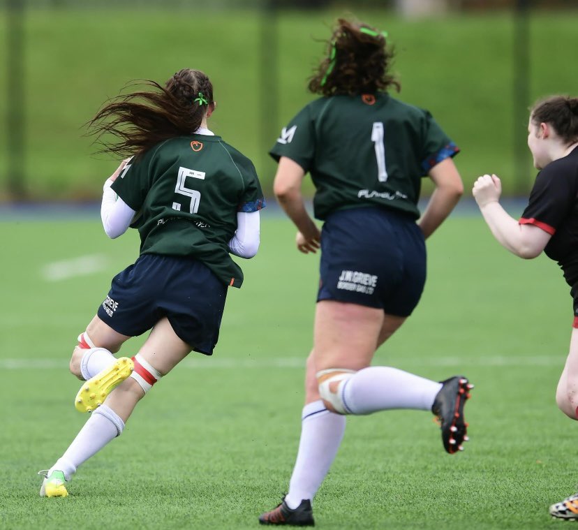 Never thought i’d have to play against my twin sister but here we are. Loving this season with Edinburgh, can’t wait for the rest 🥳🤍