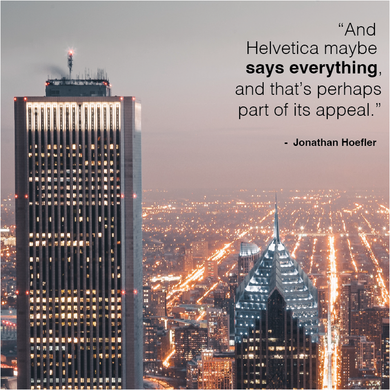 JackCarlisle71's tweet image. *Just catching up on a Tweet I missed!* Last week, I took a #font quiz that said I am most like #Helvetica. This quote is one I completely agree with, as Helvetica can be really interesting if used properly. #mediadesign #graphicdesign #RSJ108 @carenroblin